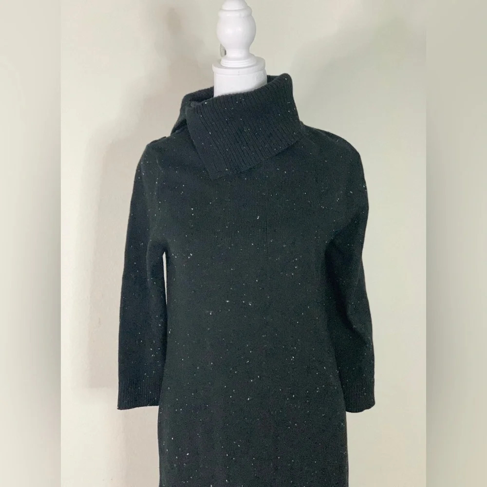 Talbots Tweed Sweater dress Split Neck petite size LP - Picture 3 of 16